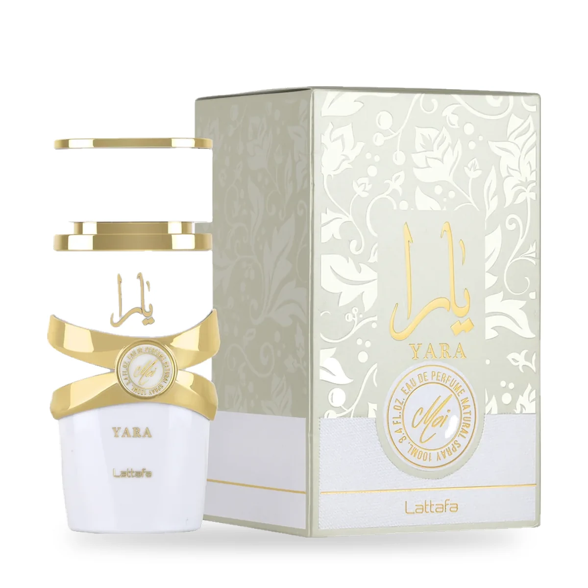 Yara Moi de Lattafa – Eau de Parfum 100 ml Yara Moi de Lattafa, flacon et coffret 100 ml